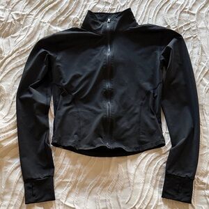 Black Zip-Front Women's Jacket